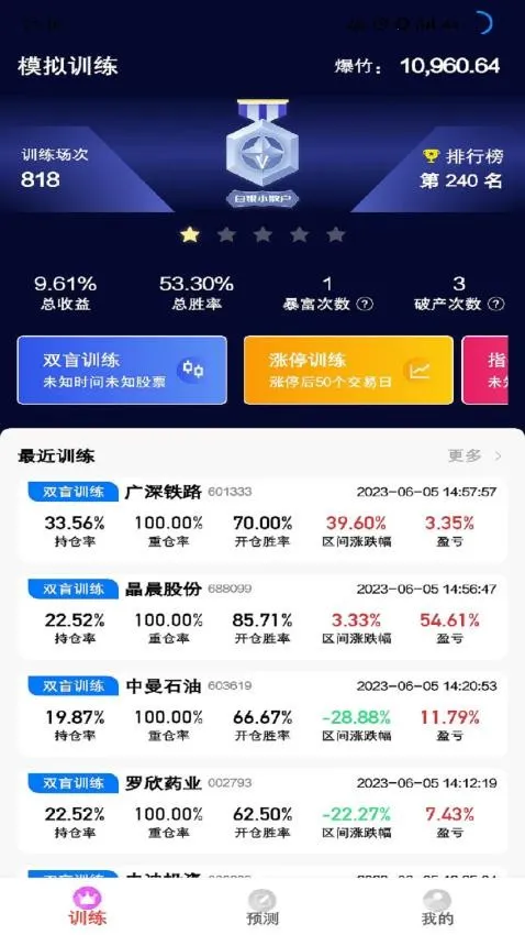 爆竹K线训练助手(K线模拟训练) 爆竹K线训练助手(K线模拟训练)