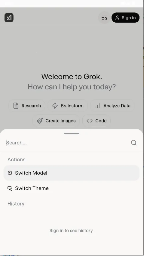 Grok AI(�����ʴ�ǿ)v1.1.0 �ֻ���