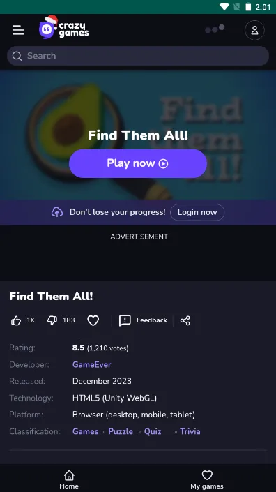 CrazyGames2026���ذ�װv1.4 �ֻ���