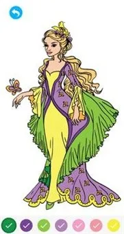 Cute girl coloring books(������ɫ��Ϸ)v1.2.1 ��׿��