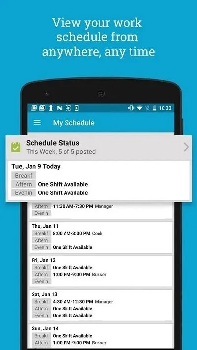 HotSchedules(�ճ̹�������)V1.0 �ֻ���